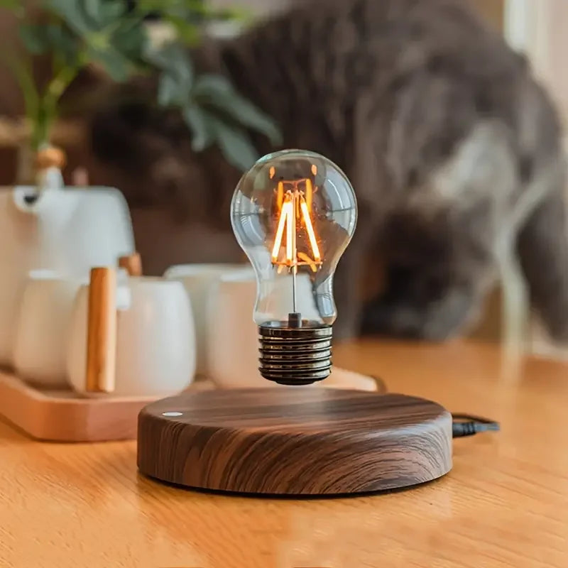 Lampe Lune Lévitante Magnétique 3D – Veilleuse LED Flottante | Glow