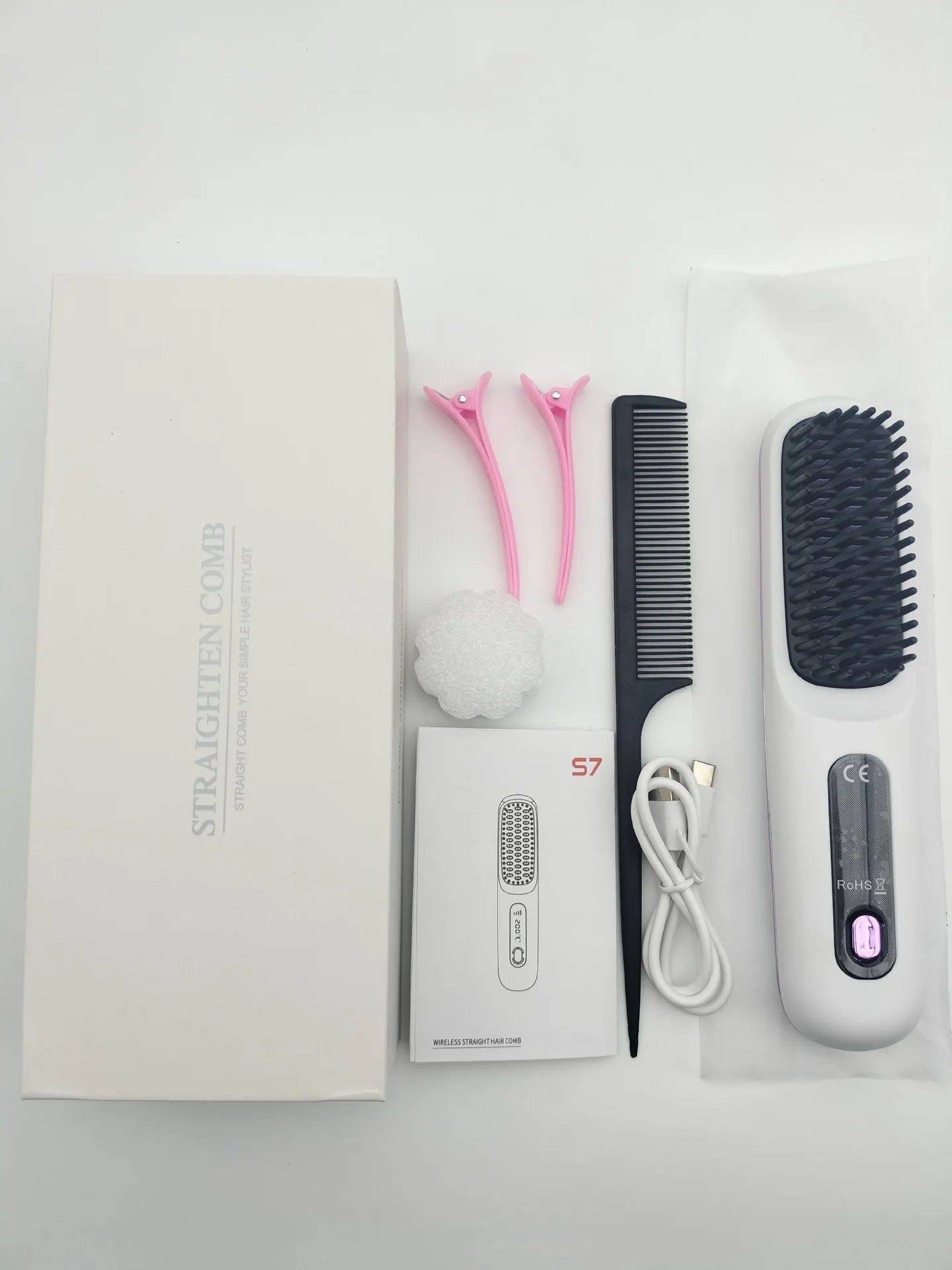 Brosse Lissante Portable Sans Fil - Glow