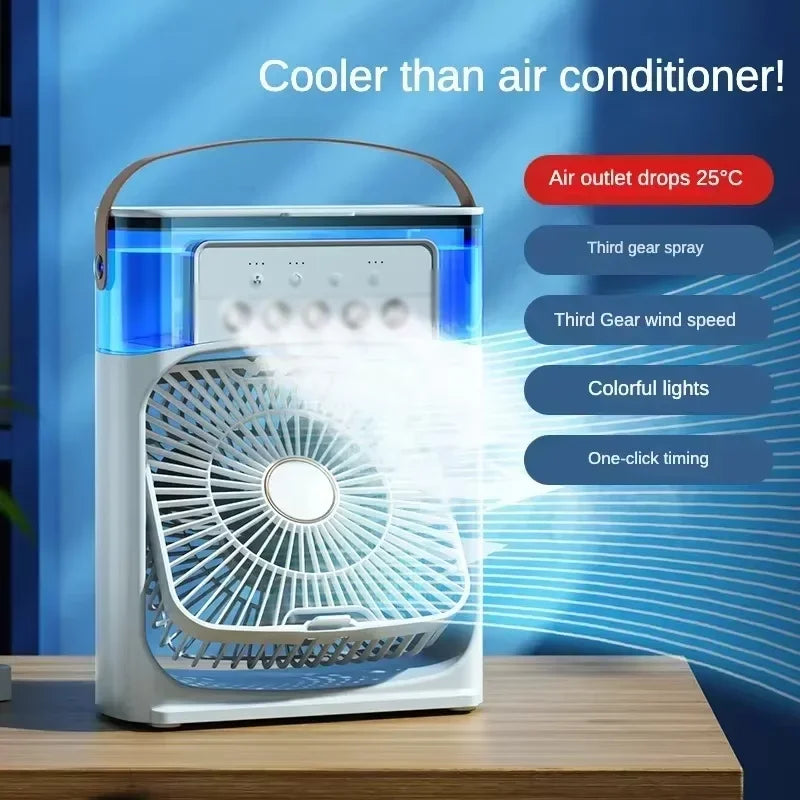 Mini climatiseur portable Lenovo - vue de face avec panneau de contrôle